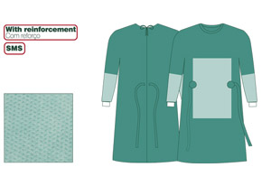 Surgical Gown 1 (SMS, reinforcement or non reinforcement, sterile or non sterile)
